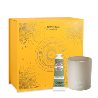 Momento Relaxante com Amêndoa: Vela Perfumada e Creme de Mãos